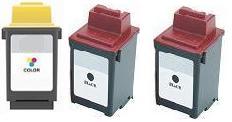 2 x Lexmark 70 (12A1970) Black and 1 x Lexmark 20 (15M0120) Colour High Capacity Remanufactured Ink Cartridges
